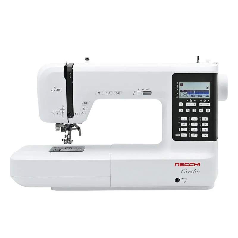 Necchi Creator C400 - Macchina elettronica per Quilting vista frontale Necchi Creator C400 - Macchina elettronica per Quilting vista frontale