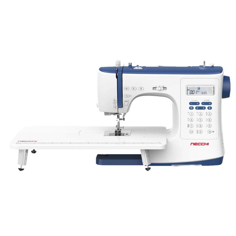 Necchi NC-103D – Macchina per cucire - Vista frontale con Allungabase