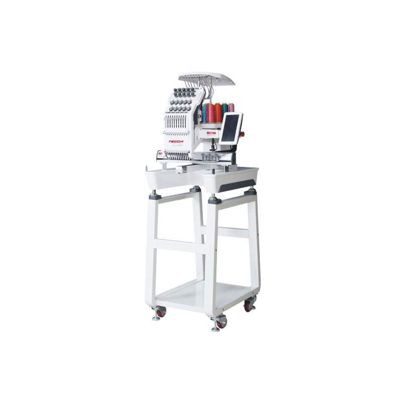 Necchi Creator C10 - Macchina Ricamatrice Professionale a 10 Aghi con supporto in acciaio