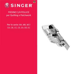 Piedino Singer da 1/4 di pollice per patchwork con guida Singer - 1