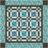 Strips and Squares Quilt per Principianti da 51¼ x 51¼ pollici - Kit con Cartamodello Roberta De Marchi - 1