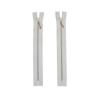 2 Cerniere Lampo con Zip da 20 cm con cursore a goccia - Colore Oro su Bianco Zakka Workshop - cerniere verticali