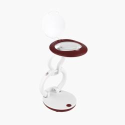 Lampada LED con Lente di Ingrandimento, design a yoyo richiudibile e portatile Stim Italia srl - 1