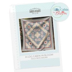 A Log Cabin in Bloom patchwork, Istruzioni passo passo stampate - Quilt da 260 x 260 cm Roberta De Marchi - 1