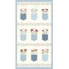 Pannello stampato con tasche fiorite  - Pocketful of Posies di Gail Pan Henry Glass - 1