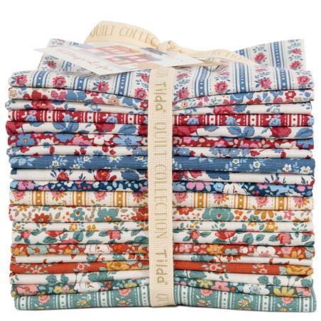 Tilda Village Life Bundle Grande, 20 Fat Quarter 48 x 53 cm Tilda Fabrics - 1