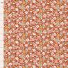 Tilda Village Life Esther Rust, Tessuto Rosso con piccoli fiori colorati Tilda Fabrics - 1
