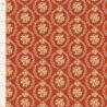 Tilda Village Life Mable Rust, Tessuto Rosso con Ghirlande di Rose Tilda Fabrics - 1
