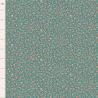 Tilda Village Life Mae Teal, Tessuto Azzurro Teal con piccoli Fiori Tilda Fabrics - 1
