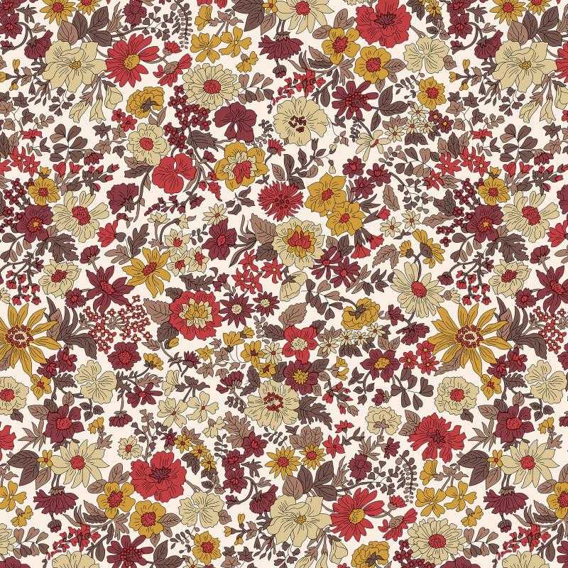 copy of Emily Annabelle, tessuto a fiori verde e rosa Liberty Fabrics - 1