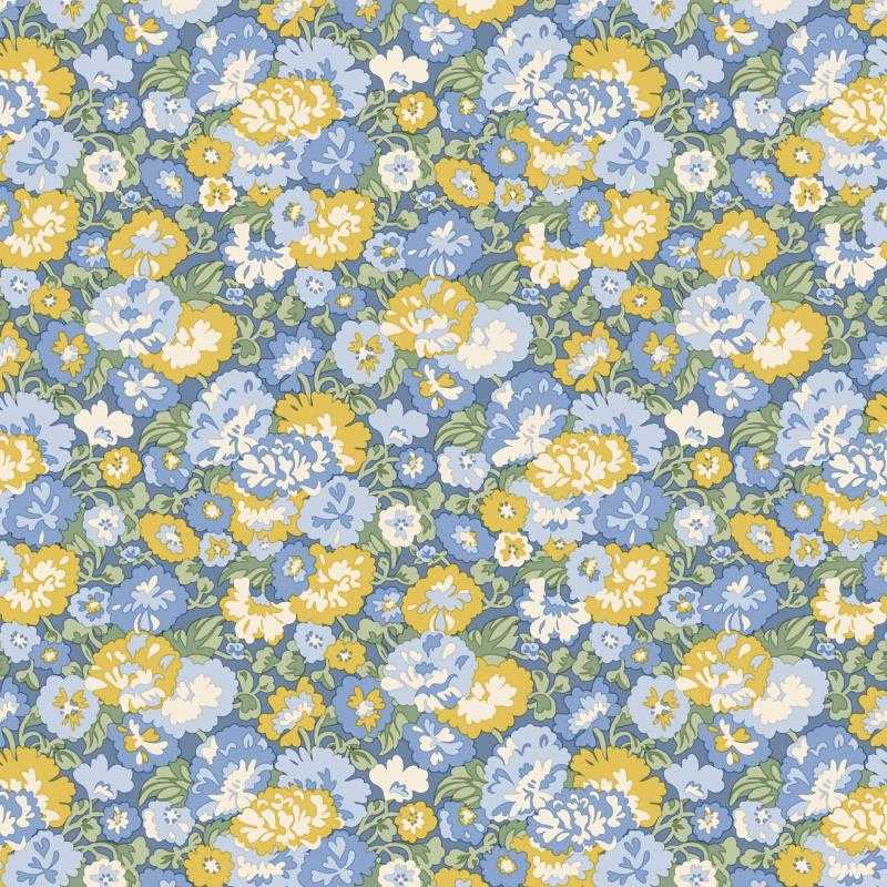 copy of Tree of Life Orchard Harvest Woodland Pastels, Tessuto Blu con Raccolto del Frutteto - Lyberty Fabrics Liberty Fabrics -