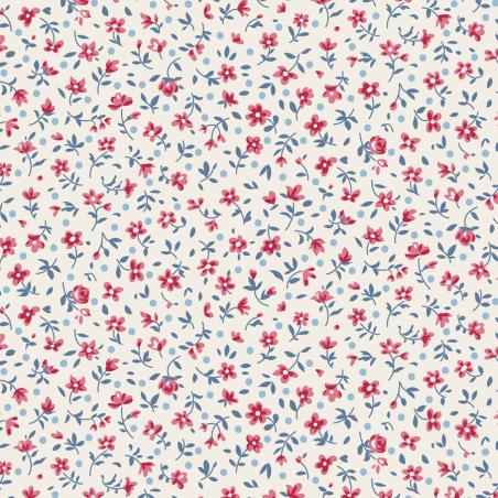 Tilda Village Life Mae Cream, Tessuto Panna con piccoli Fiori Tilda Fabrics - 1