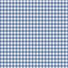 Tilda Wideback Basics Gingham Blue, Tessuto Blu a quadretti Vichy