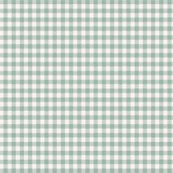 Tilda Wideback Basics Gingham Duckegg, Tessuto Verde Acqua a quadretti Vichy