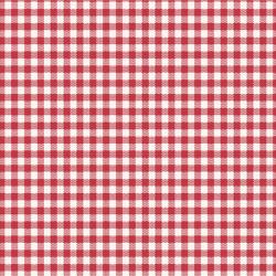 Tilda Wideback Basics Gingham Red, Tessuto Rosso a quadretti Vichy
