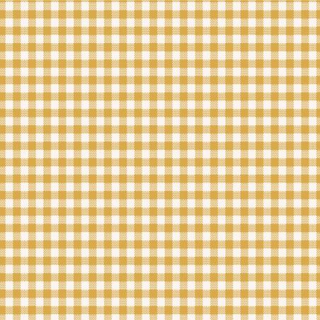 Tilda Wideback Basics Gingham Yellow, Tessuto Giallo a quadretti Vichy