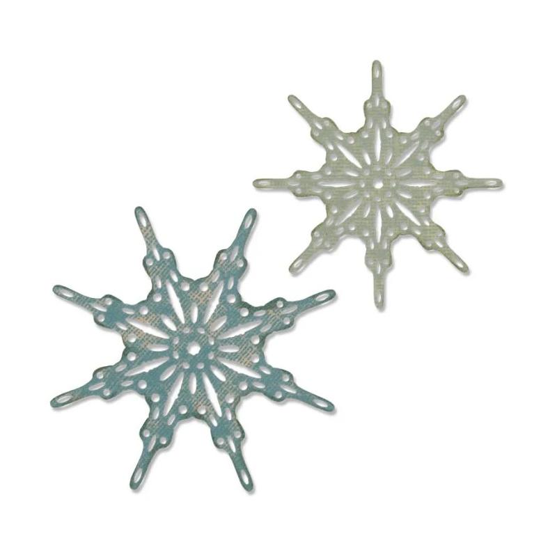Thinlits Die - Set 2PK Fanciful Snowflakes by Tim Holtz® Sizzix - Big Shot - 1