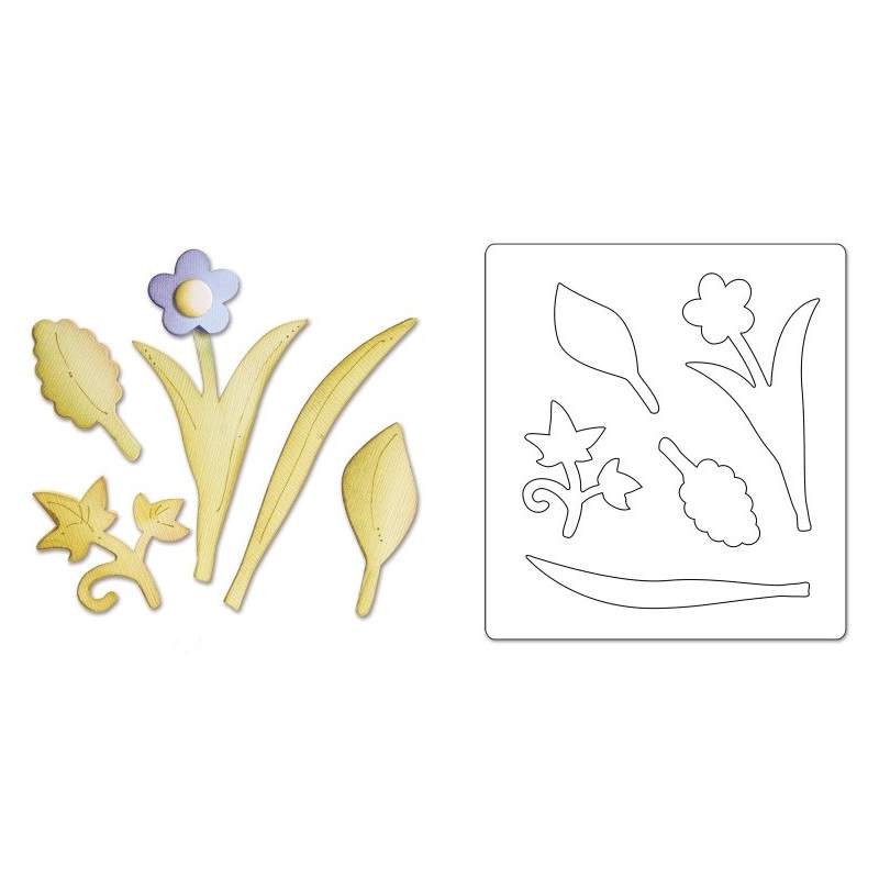 Bigz Die - Leaves, Bouquet Sizzix - Big Shot - 1