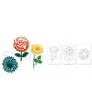 Sizzlits Die Set 3PK - Garden Variety Set by Scrappy Cat Sizzix - Big Shot - 1