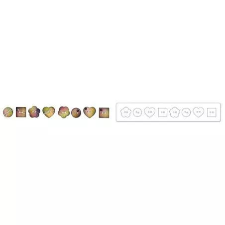 Sizzix, Sizzlits Decorative Strip Die Sew Cute by Prima Marketing Inc. Sizzix - Big Shot - 1