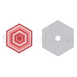 Framelits Die Set 10PK Hexagons Sizzix - Big Shot - 1