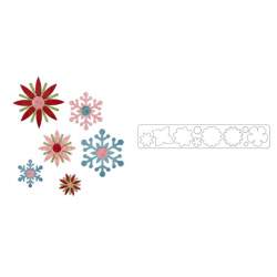 Sizzlits Decorative Strip Die Winter Elements by Paula Pascual Sizzix - Big Shot - 1