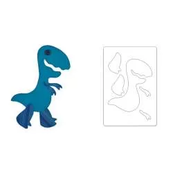 Bigz L Die Dinosaur, T-Rex Sizzix - Big Shot - 1