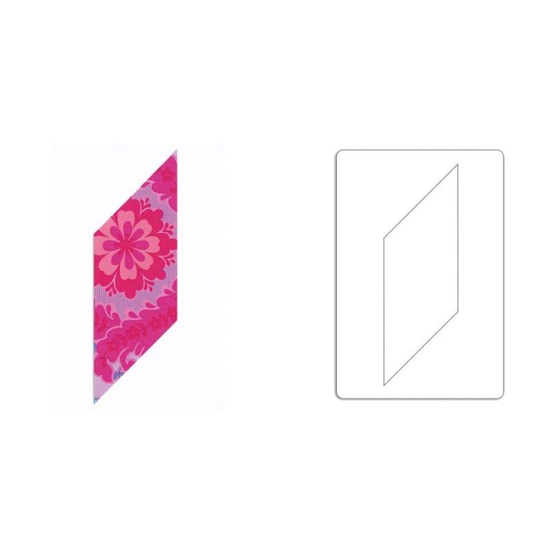 Bigz L Die Chevron, 5" x 2 1/2" Unfinished Sizzix - Big Shot - 1