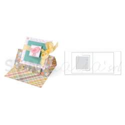 Movers & Shapers XL Die - Card, Square Stand-Ups by Stephanie Barnard Sizzix - Big Shot - 1