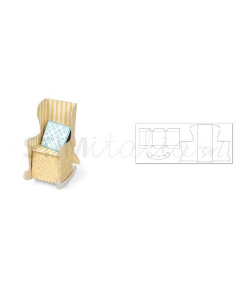 Sizzix, ScoreBoards XL Die - Chair, 3-D by Eileen Hull Sizzix - Big Shot - 1