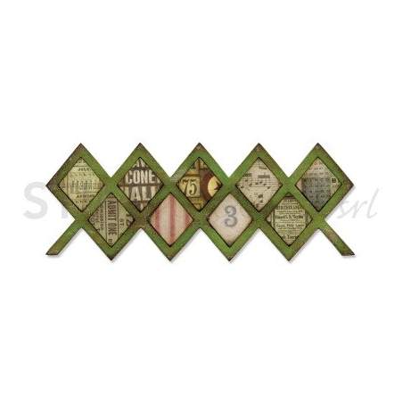 Sizzix, Frameworks Die Lattice by Tim Holtz Sizzix - Big Shot - 1