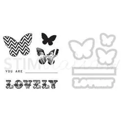 Framelits Die Set 4PK w/Stamps - Noted by Jillibean Soup Sizzix - Big Shot - 1