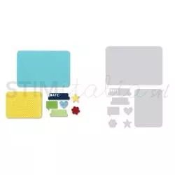 Sizzix, Thinlits Die Set 8PK - Basics by Rachael Bright Sizzix - Big Shot - 1