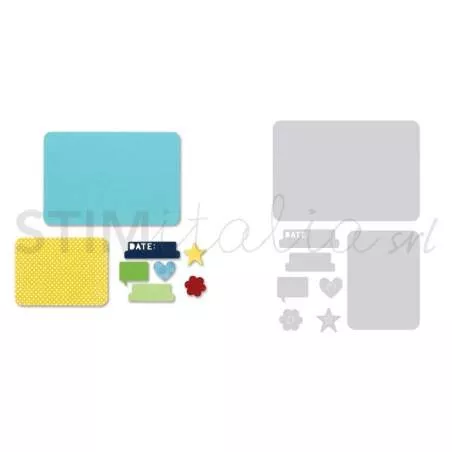 Sizzix, Thinlits Die Set 8PK - Basics by Rachael Bright Sizzix - Big Shot - 1