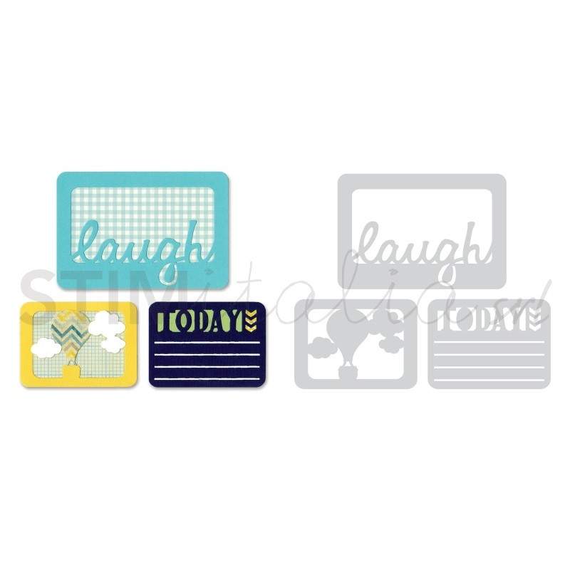Sizzix, Thinlits Die Set 3PK Laugh Today by Rachael Bright Sizzix - Big Shot - 1