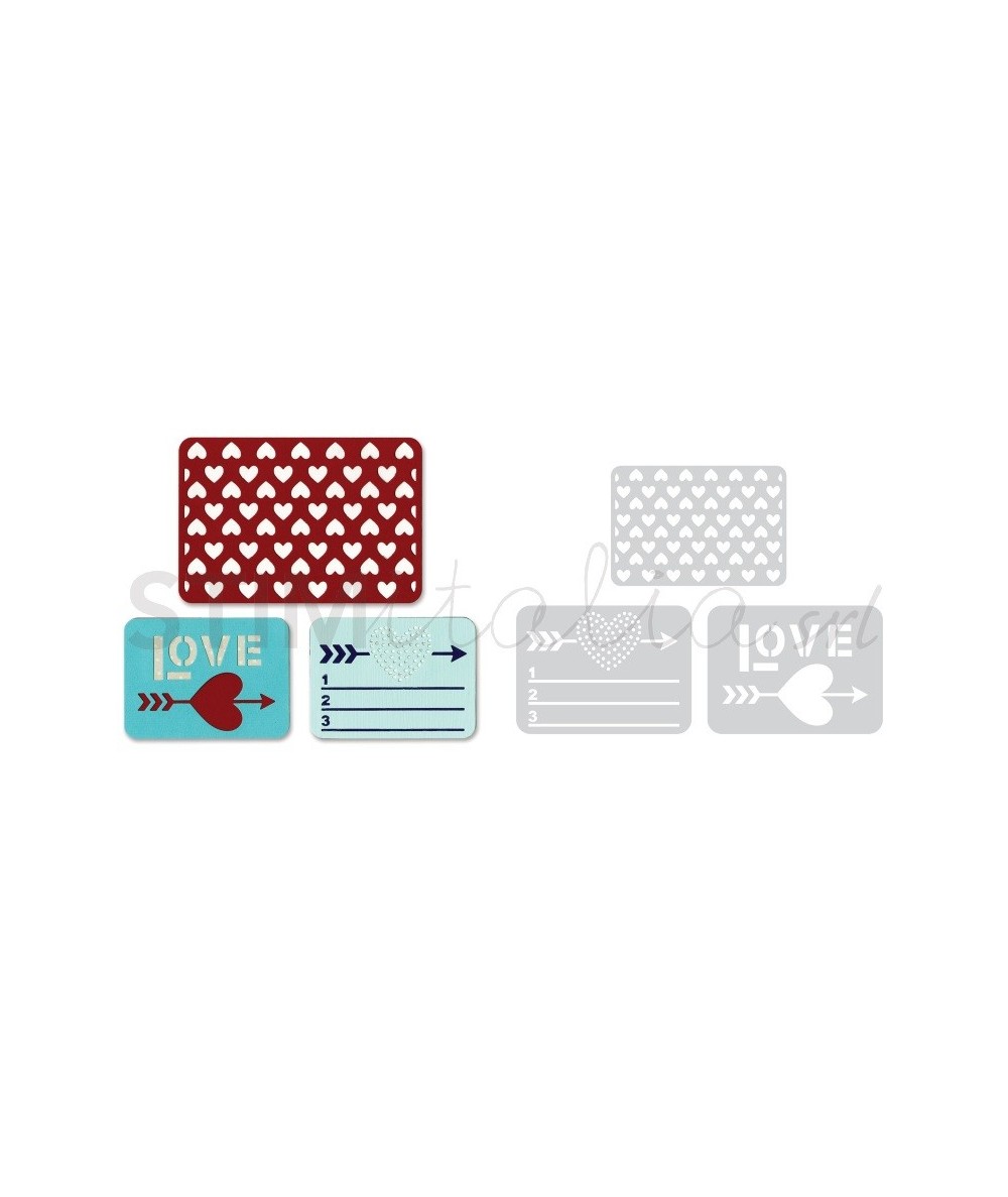 Sizzix, Thinlits Die Set 3PK - Love by Rachael Bright Sizzix - Big Shot - 1