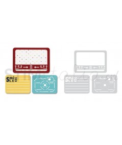 Sizzix, Thinlits Die Set 3PK - Smile for the Camera by Rachael Bright Sizzix - Big Shot - 1
