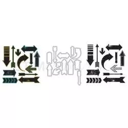 Framelits Die Set 12PK w/Stamps - Here & There by Tim Holtz Sizzix - Big Shot - 1