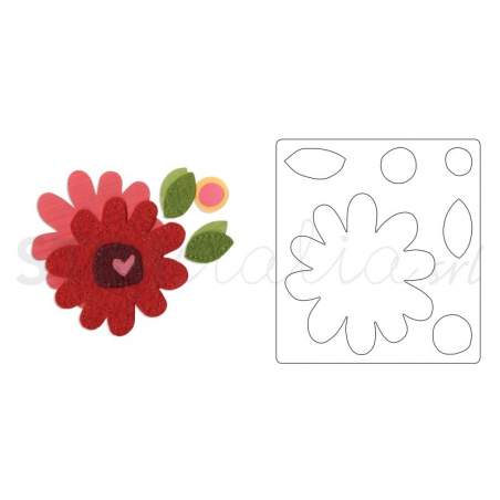 Bigz Die Flower n5 by Stephanie Ackerman Sizzix - Big Shot - 1