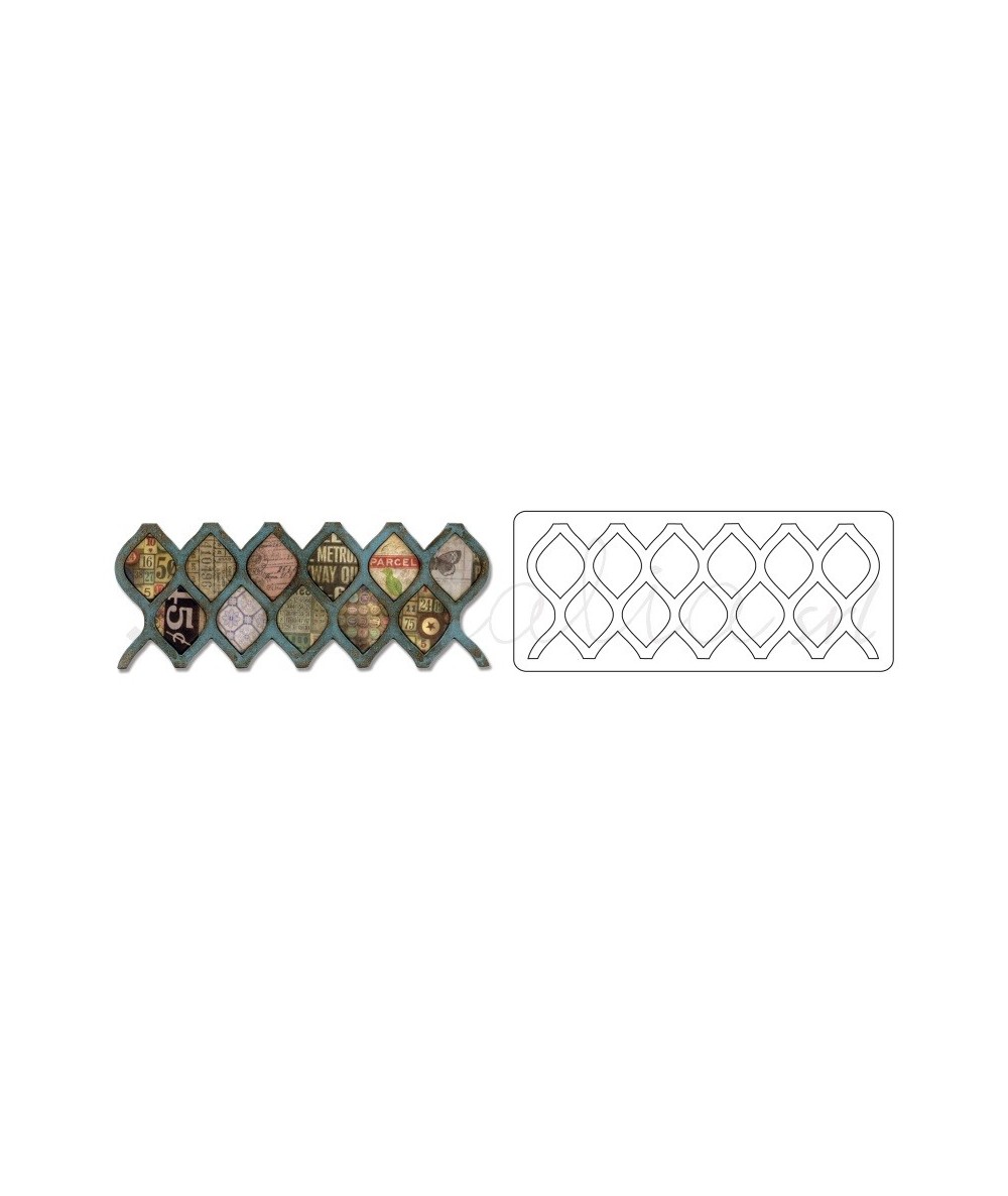 Frameworks Die Wave by Tim Holtz Sizzix - Big Shot - 1