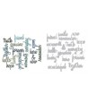 Sizzix, Thinlits Die Set 16PK Friendship Words: Script by Tim Holtz Sizzix - Big Shot - 1