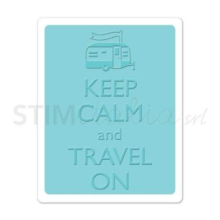 Sizzix, TIEF Keep Calm and Travel On by Eileen Hull Sizzix - Big Shot - 1