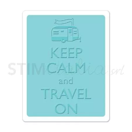 Sizzix, TIEF Keep Calm and Travel On by Eileen Hull Sizzix - Big Shot - 1
