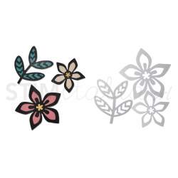 Sizzix, Thinlits Die Set 3PK Intricate African Florals by Craft Asylum Sizzix - Big Shot - 1