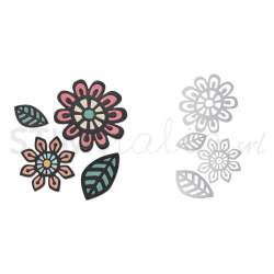 Sizzix, Thinlits Die Set 4PK Intricate Native Florals by Craft Asylum Sizzix - Big Shot - 1