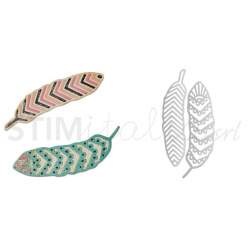 Sizzix, Thinlits Die Set 2PK Lattice Feathers by Craft Asylum Sizzix - Big Shot - 1