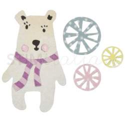 Sizzix, Thinlits Die Set 6PK Friendship Bear by Craft Asylum Sizzix - Big Shot - 1