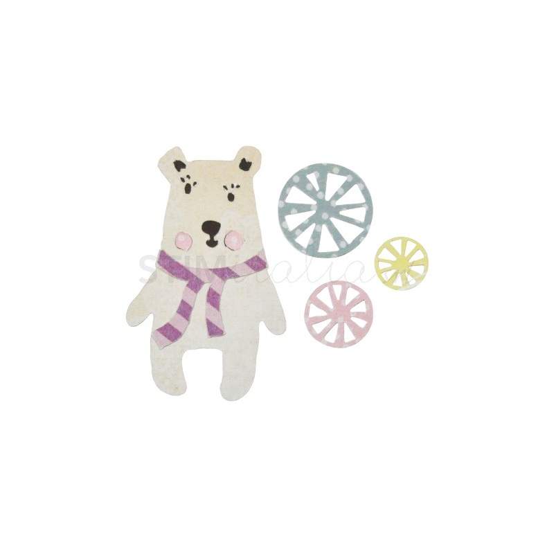 Sizzix, Thinlits Die Set 6PK Friendship Bear by Craft Asylum Sizzix - Big Shot - 1