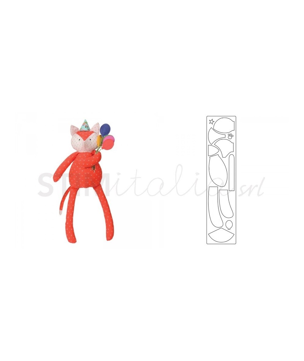 Bigz XL 25" Die Fox by Kid Giddy Sizzix - Big Shot - 1