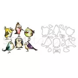 Framelits Die Set 18PK Bird Crazy by Tim Holtz Sizzix - Big Shot - 1